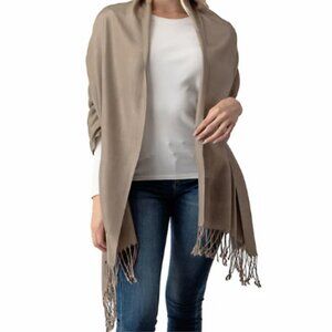 Pashmina Shawl in Khaki
